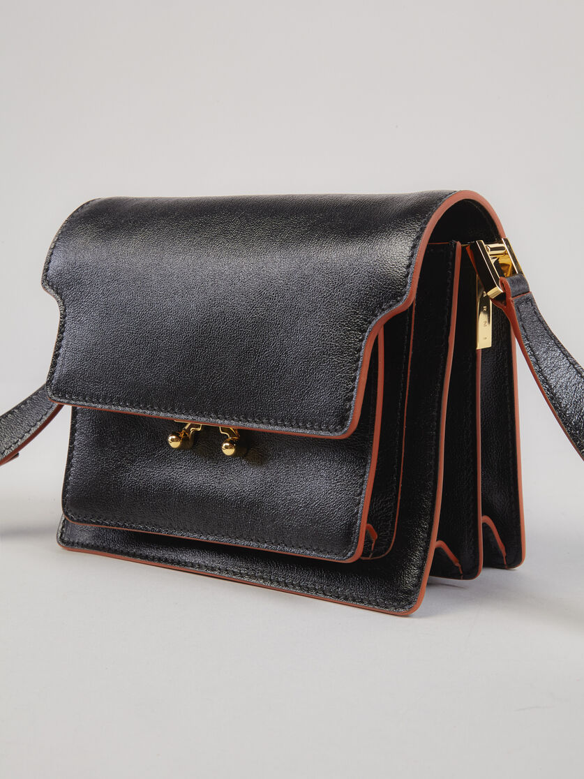 TRUNK SOFT mini bag in pink leather - Shoulder Bag - Image 4