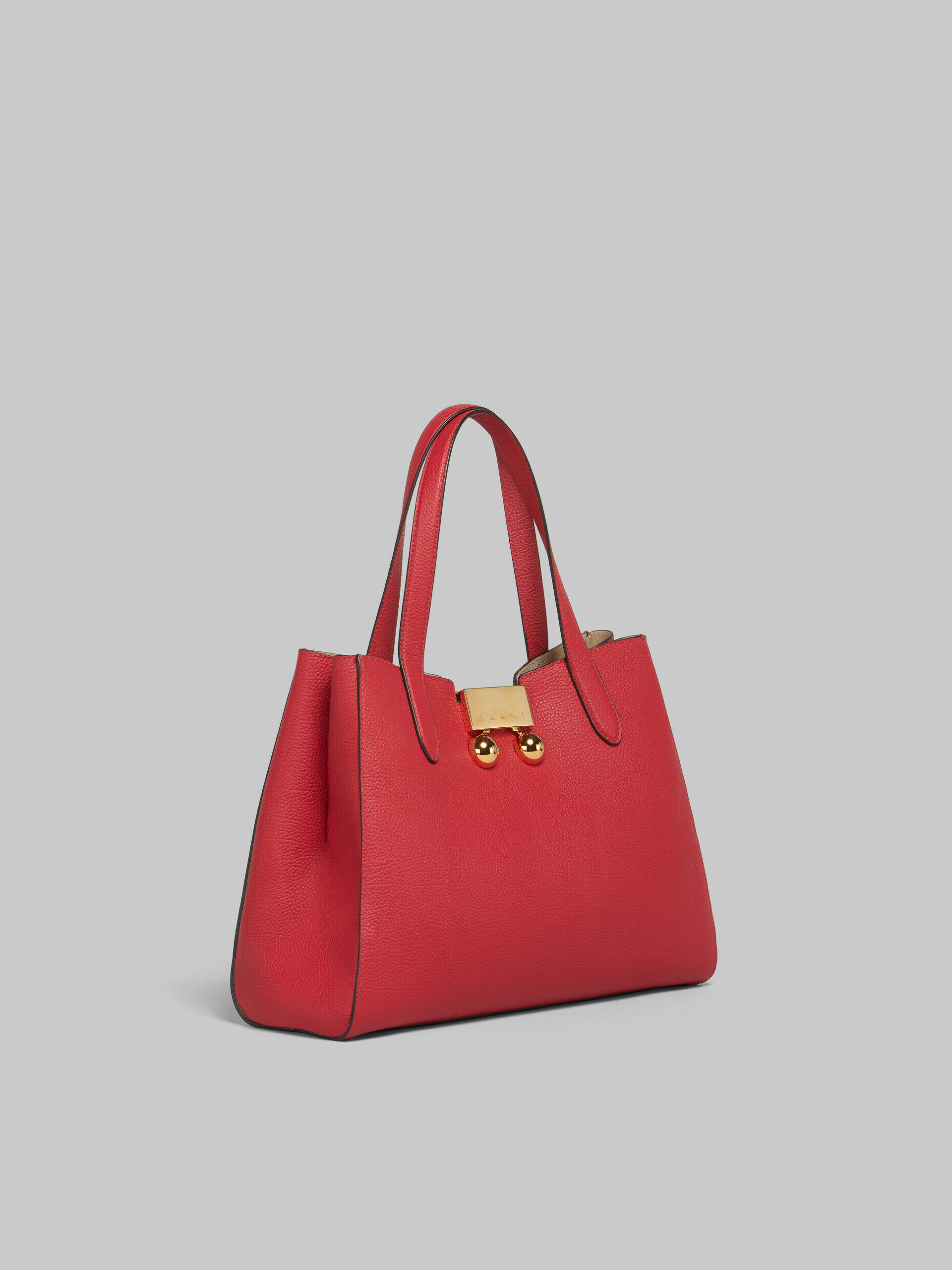 レッド レザー製 Trunkaroo トートバッグ | Marni
