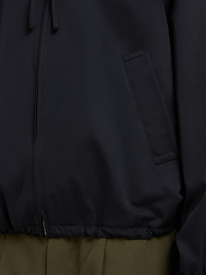 Black taffeta jacket with Marni Mending - Jackets - Image 5