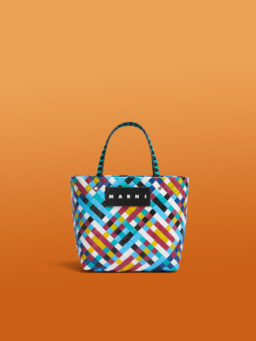 Multicolour MARNI MARKET MINI BASKET bag