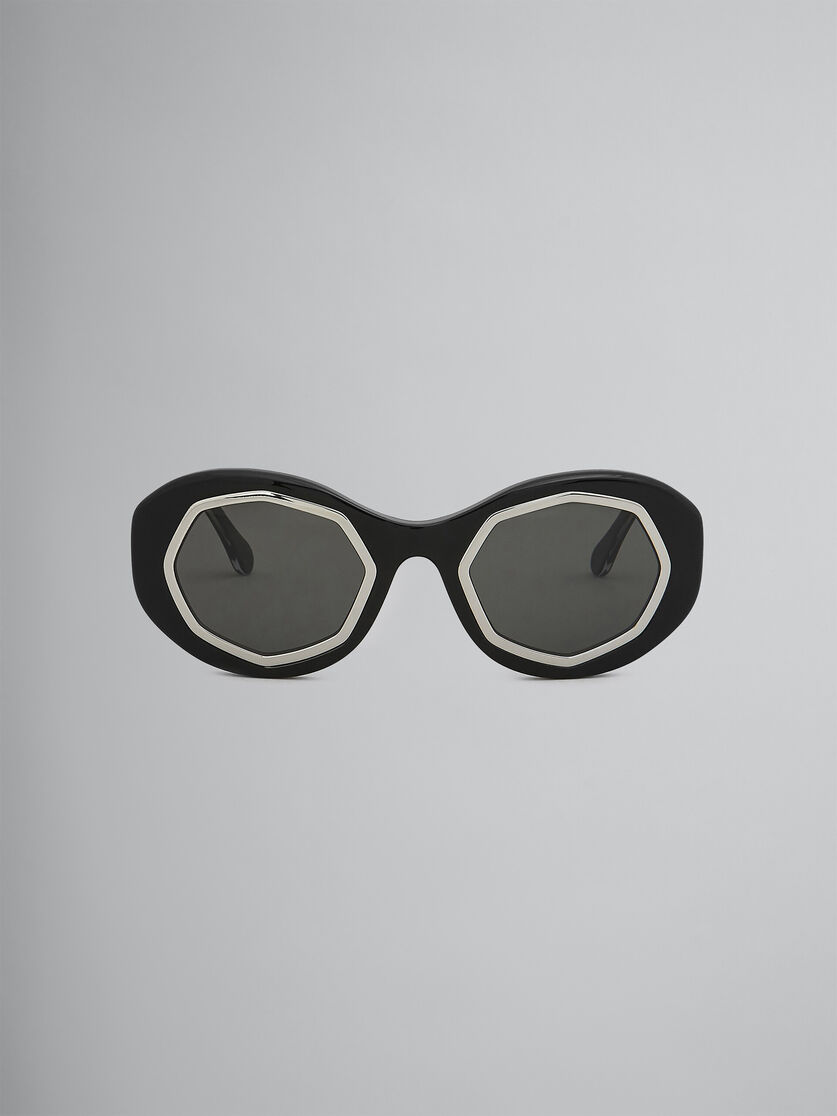 Black MOUNT BRUMO acetate sunglasses - Optical - Image 1