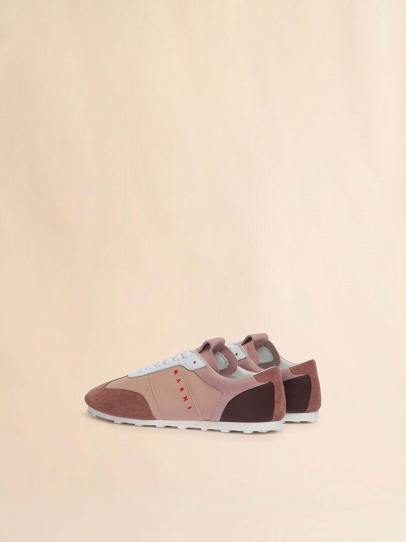 Black leather and suede sneaker - Sneakers - Image 3