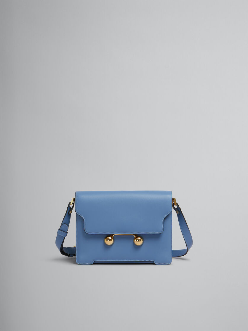 Blue leather Trunkaroo medium shoulder bag - Shoulder Bag - Image 1