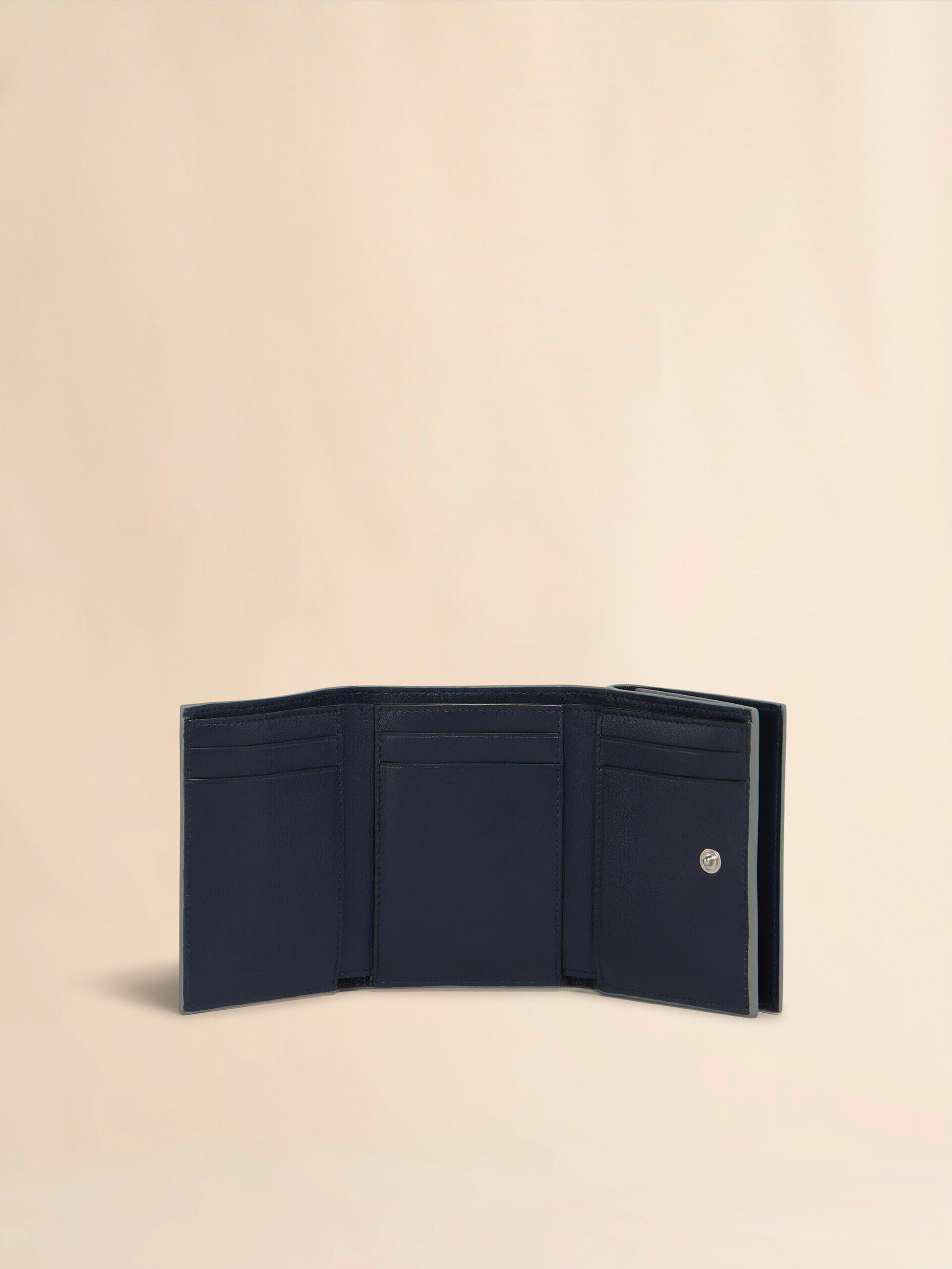 *MARNI* レザーウォレット 折り財布 MARNI マルニ 折りたたみ財布 二つ折り バイカラー サフィアーノ