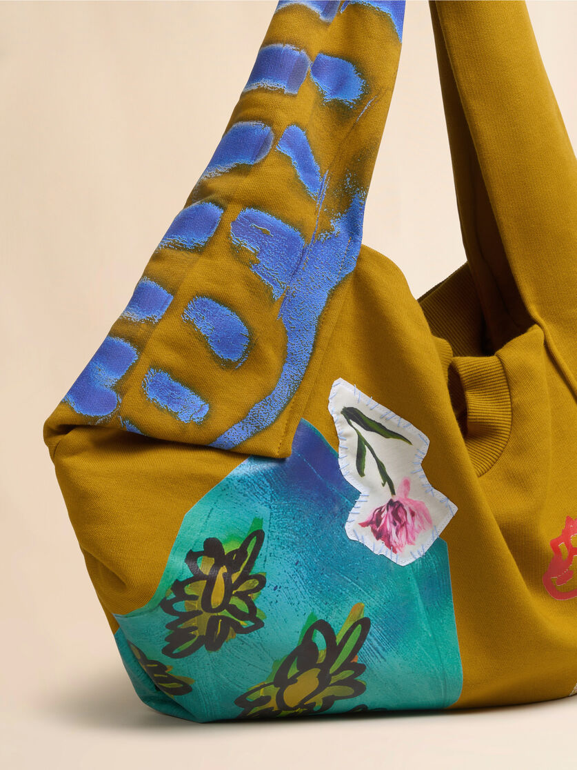 Mustard sweatshirt bag - Shopping Bags - Image 5