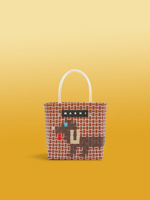ブラウンドッグ MARNI MARKET ANIMAL BASKET - ショッピングバッグ