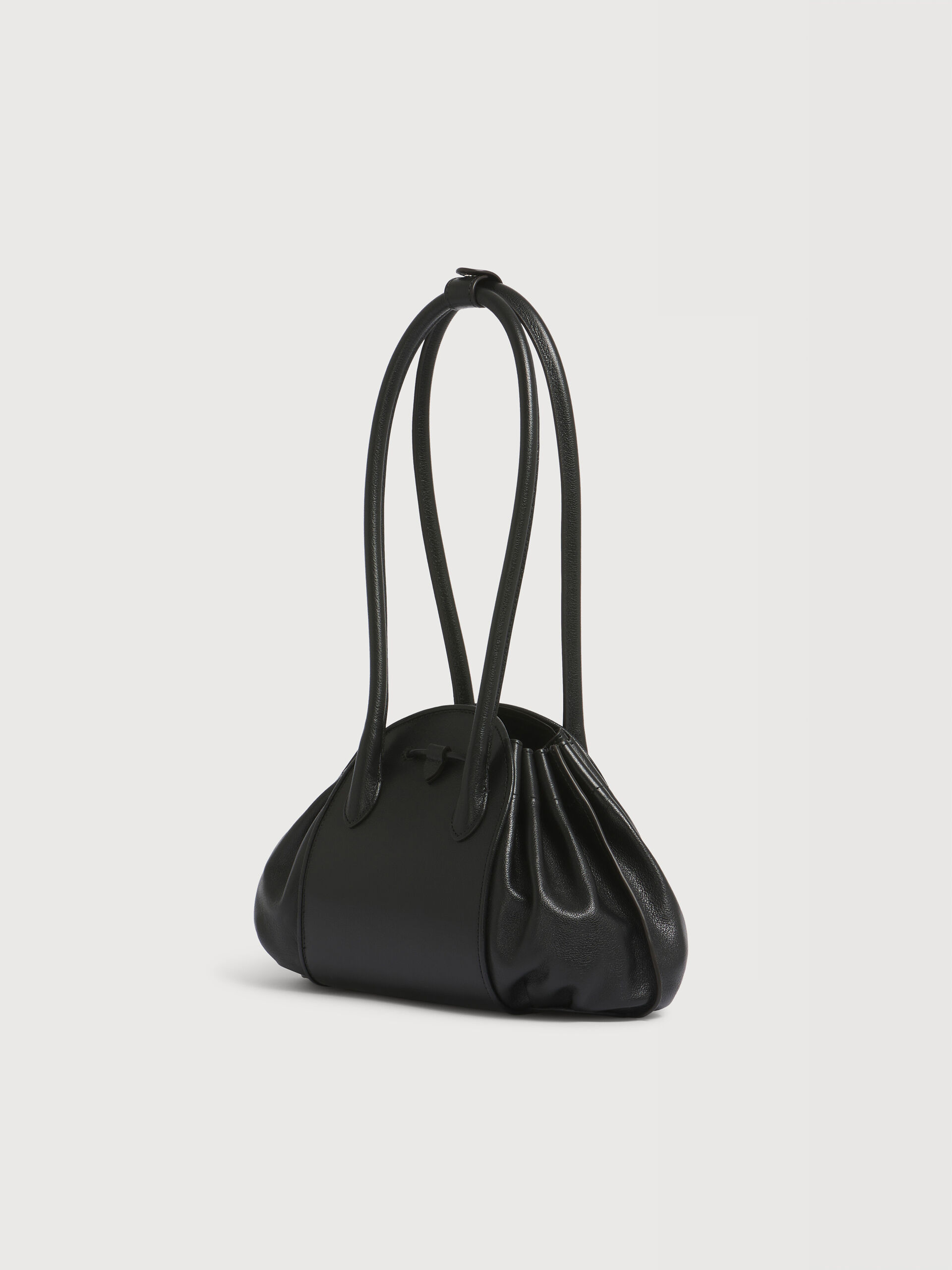 ブラック Tulipea レザー製ショルダーショルダーバッグ | Marni
