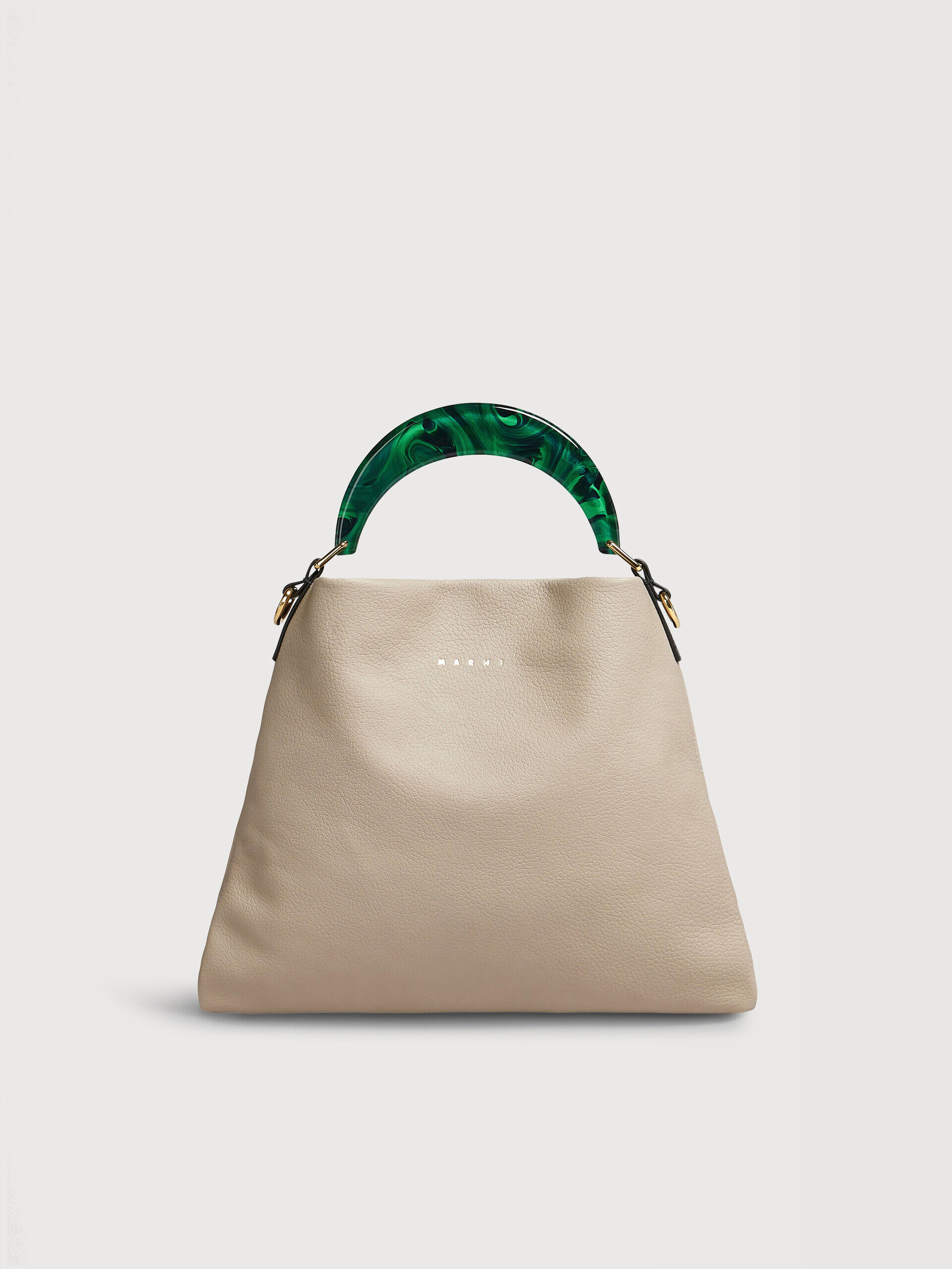 Venice Small Bag in cream leather | Marni