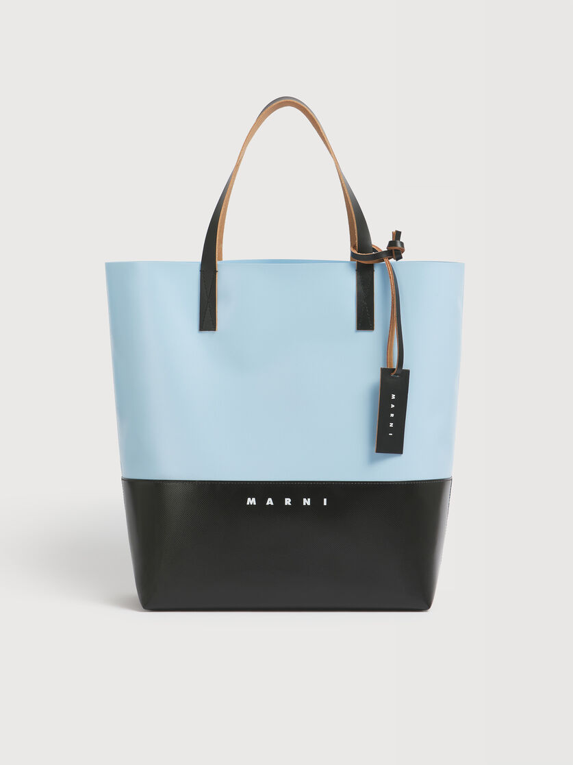 Black and light blue open shopper with Marni tag, Image 1