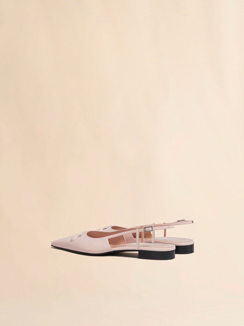 Slingback Trunkaroo de piel rosa con punta afilada - Bailarinas - Image 3