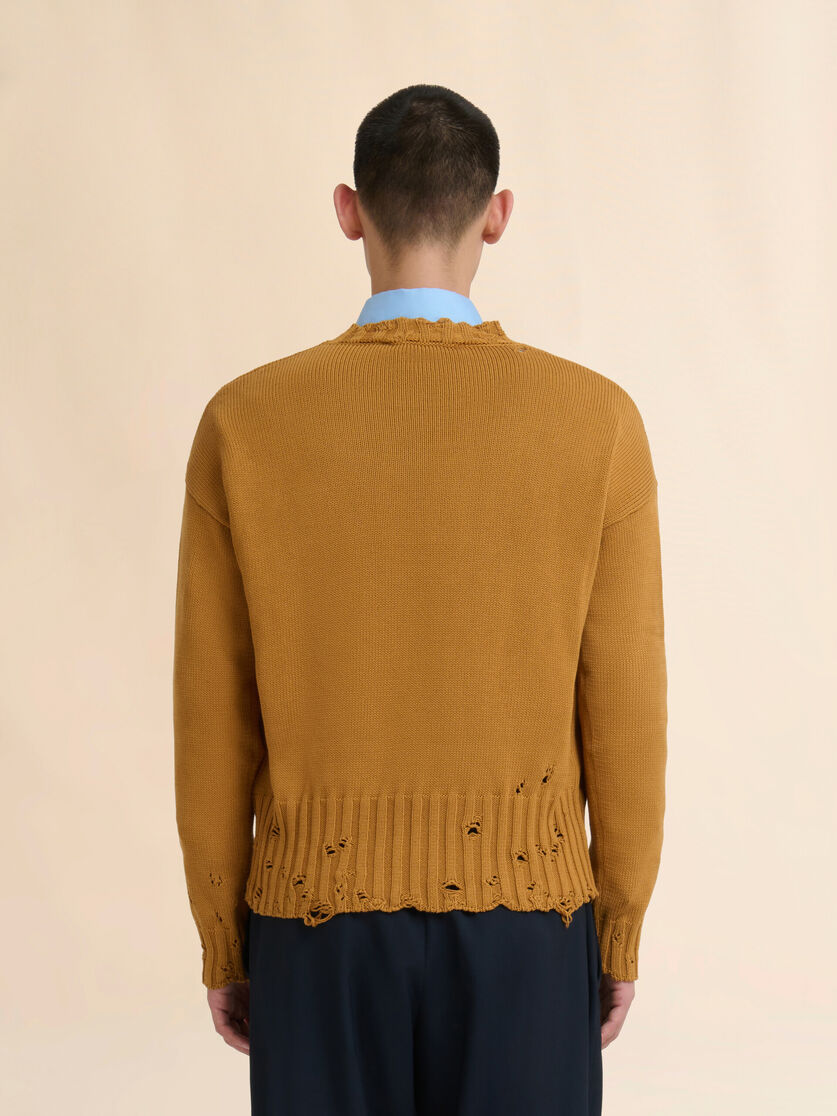Black twisted crewneck sweater - Pullovers - Image 3