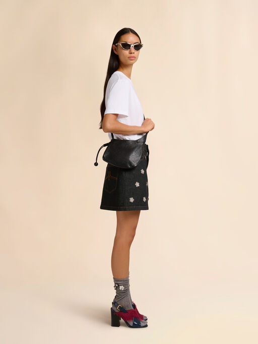 ブラック Trunkaroo ソフトミニショルダーバッグ - ハンドバッグ