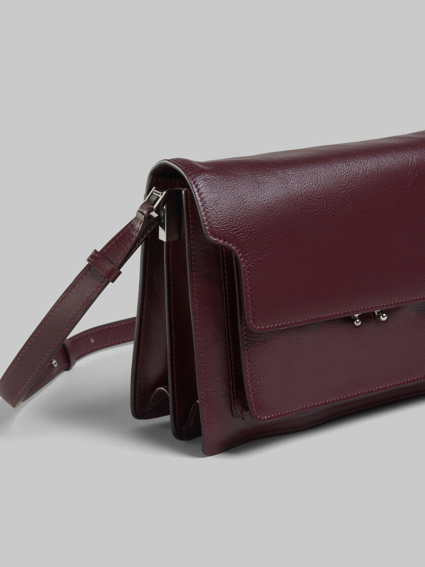 Große Tasche Trunk Soft aus Leder in Rot | Marni