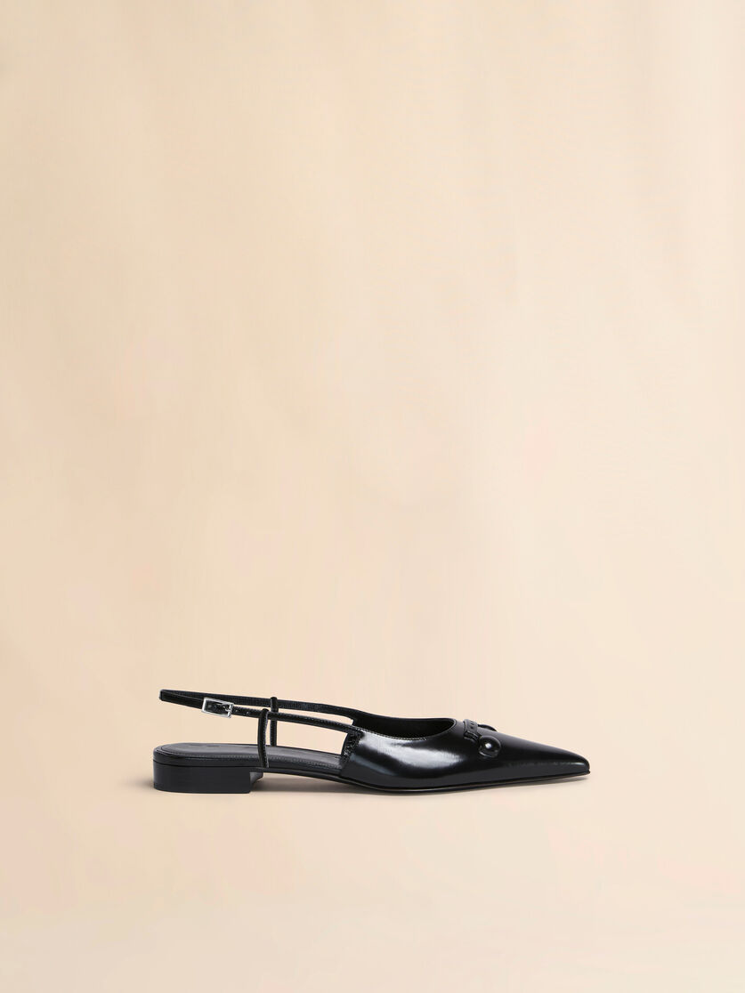 Pink leather Trunkaroo pointed toe slingback - Ballet Shoes - Image 1
