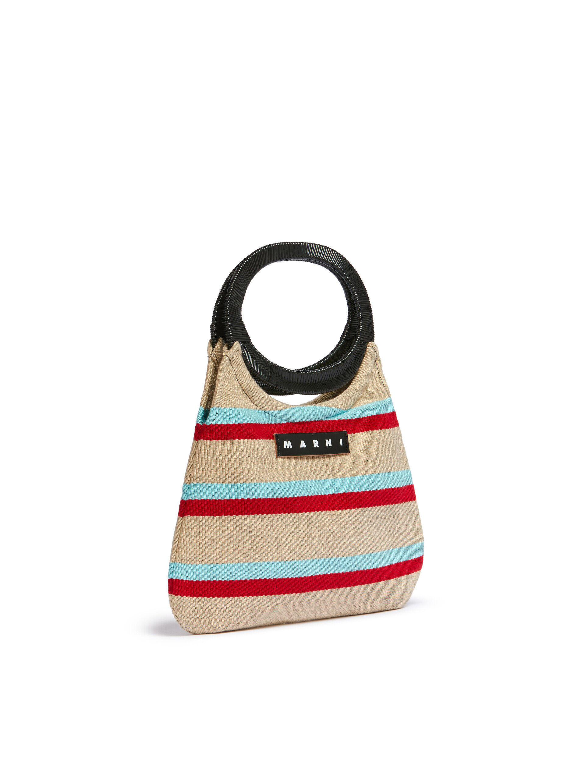 ベージュ ストライプ MARNI MARKET Boat バッグ | Marni