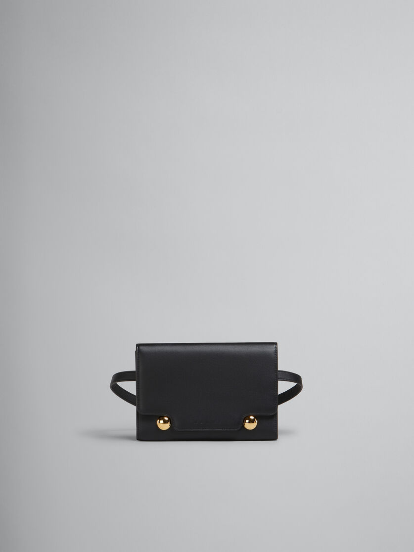 Black leather Trunkaroo bum bag - Belt Bag - Image 1