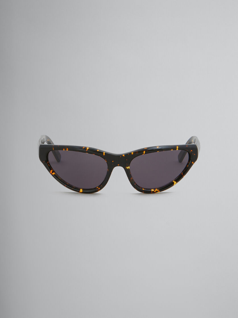 Havannafarbene Sonnenbrille Mavericks | Marni