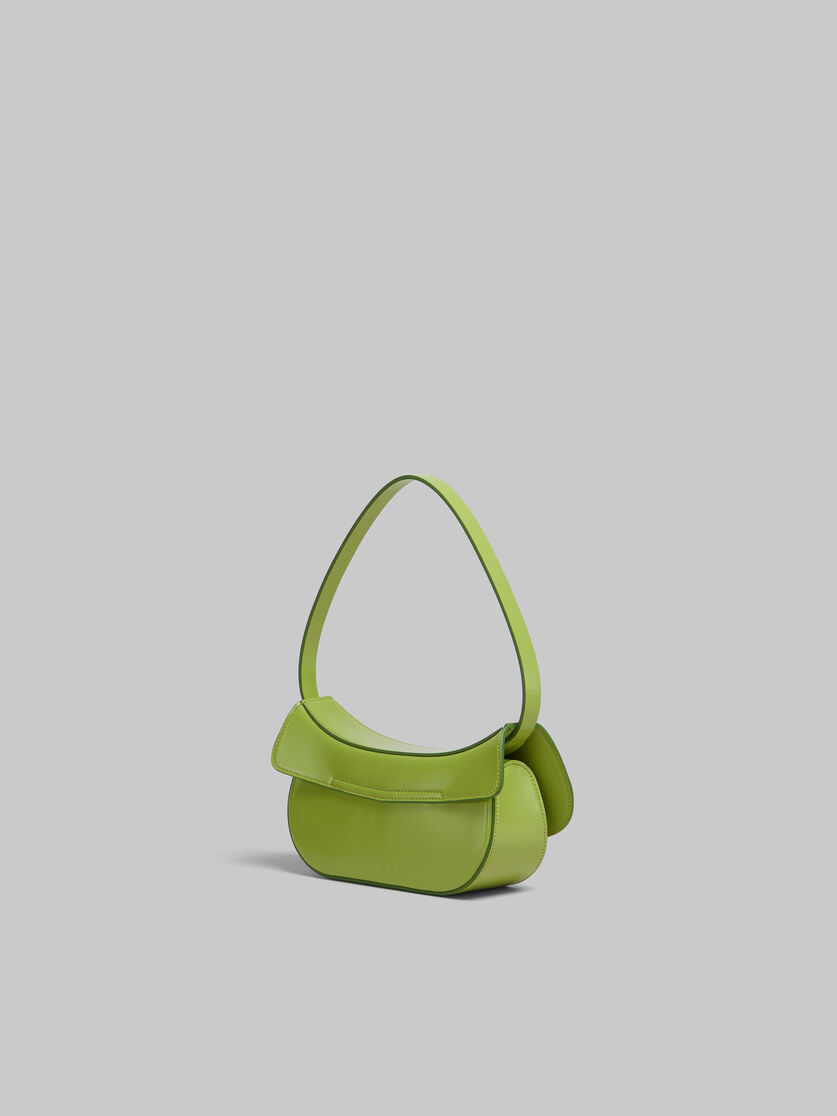 Green leather Butterfly small hobo bag | Marni