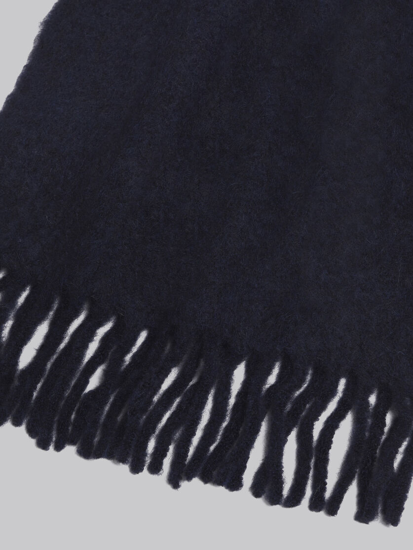 Light blue alpaca scarf - Scarves - Image 4