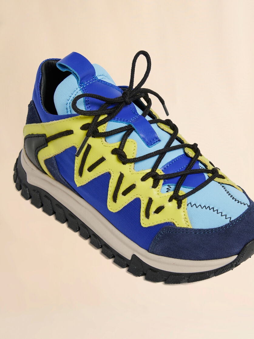 Blue hiking-style sneaker - Sneakers - Image 4
