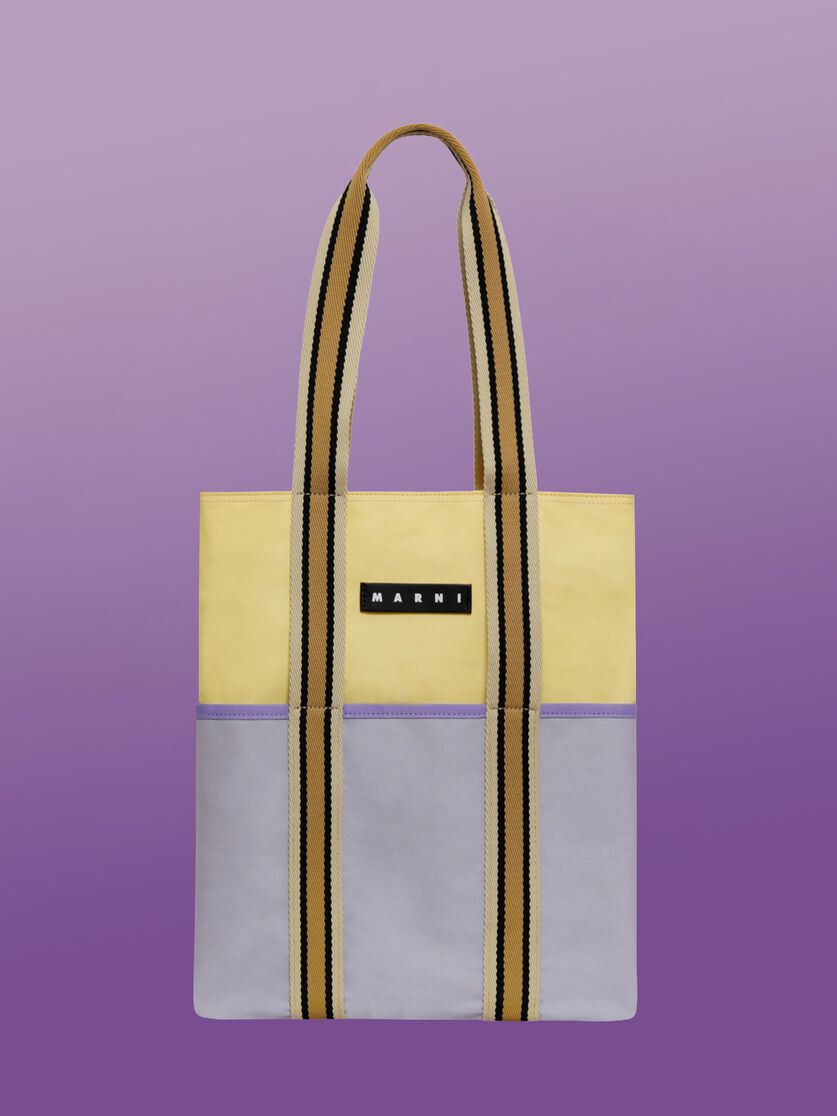 ラベンダー MARNI MARKET Canvas Tote, Image 1