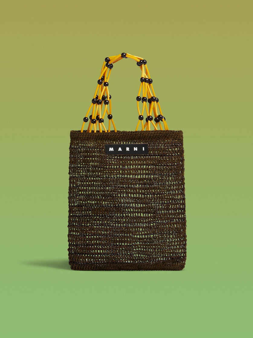 ピンク MARNI MARKET FIQUE ナチュラルファイバー ネットショッパー - ショッピングバッグ - Image 1
