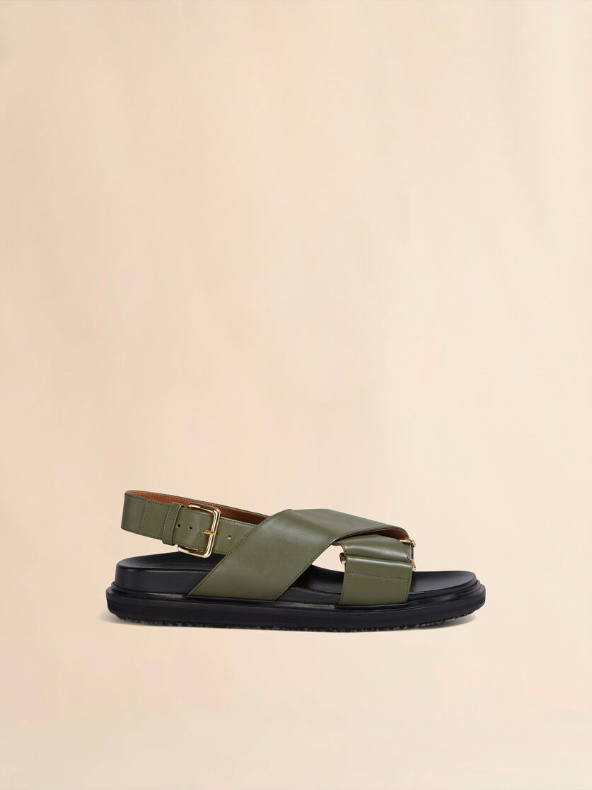 Brown leather Fussbett - Sandals - Image 1