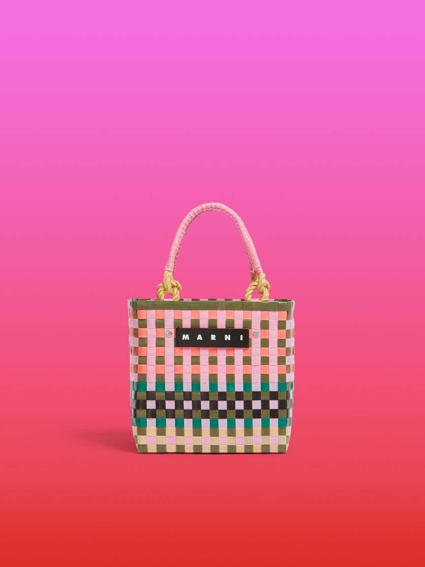 ブルー MARNI MARKET Sunday ミニ バスケットバッグ - ショッピングバッグ - Image 1