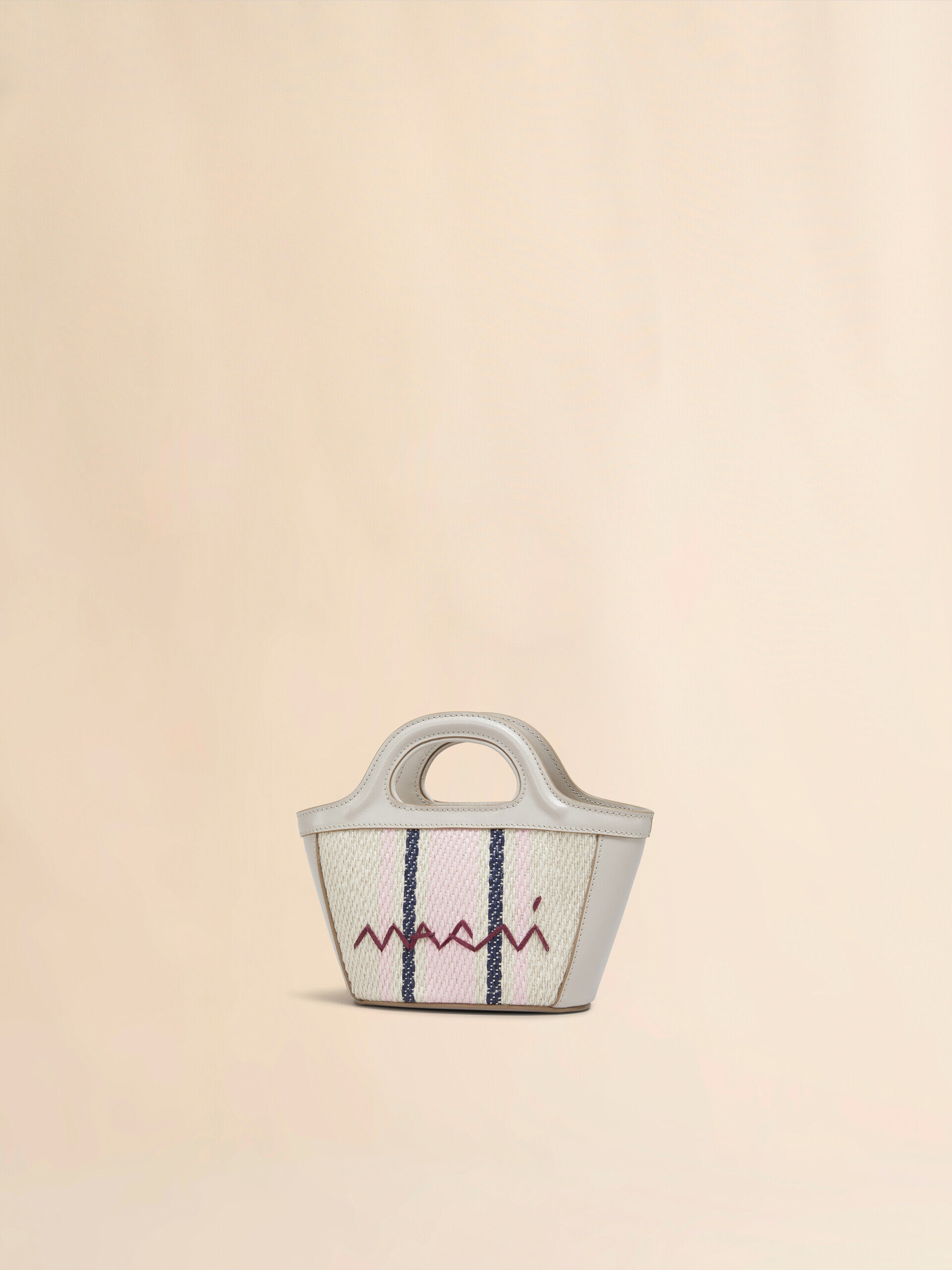 （白）MARNI TROPICALIA BAG MICRO ブラウン Marni Kids White & Brown Micro Tropicalia Bag Marni
