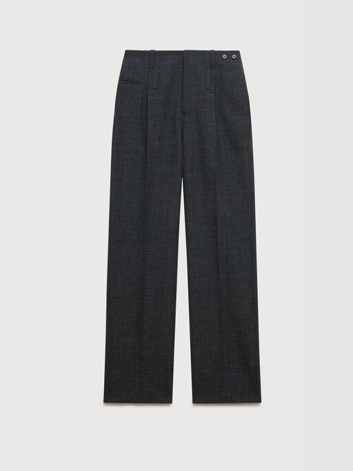 Grey British wool trousers - Pants