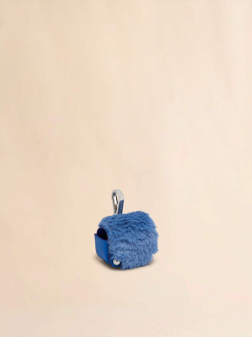 Blue leather AirPods case - Wallets and Small Leather Goods - Image 2