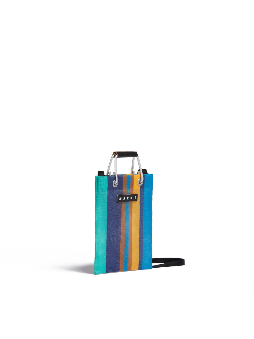 グリーンブルー(ターコイズ) MARNI MARKET STRIPE MINI SHOULDER BAG - ハンドバッグ - Image 2