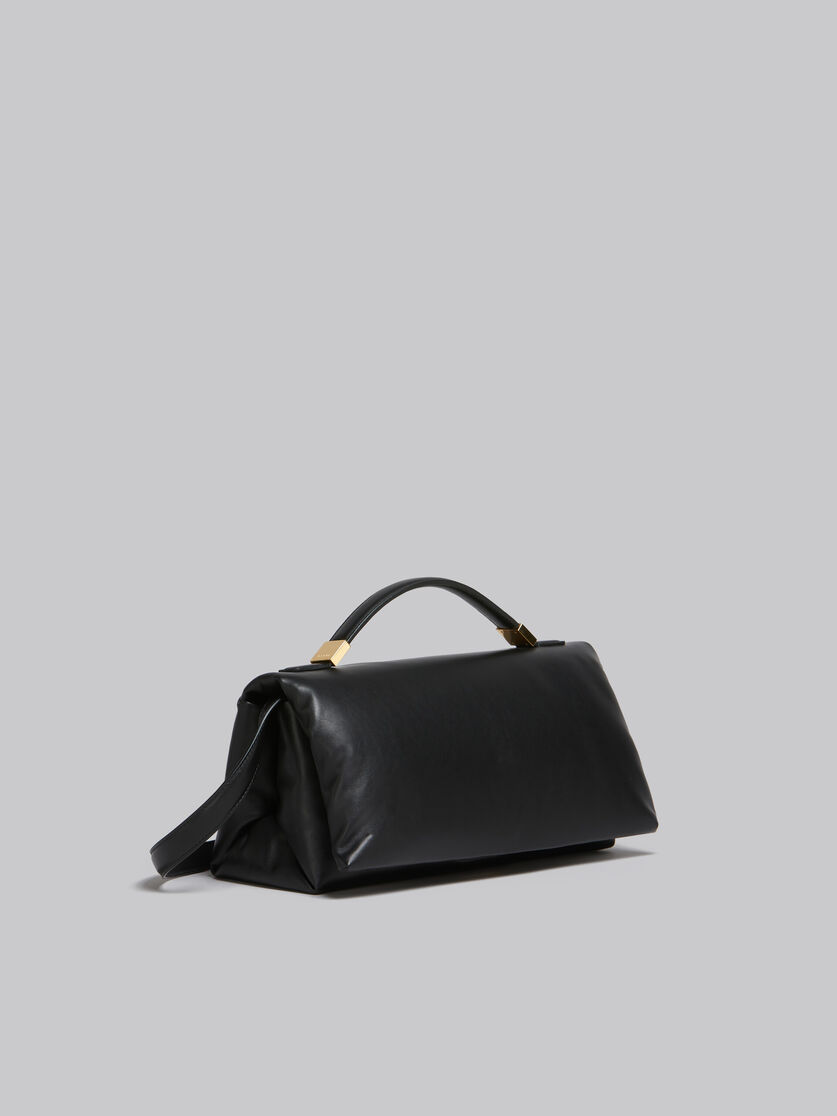 Black leather Prisma top handle bag - Handbag - Image 5