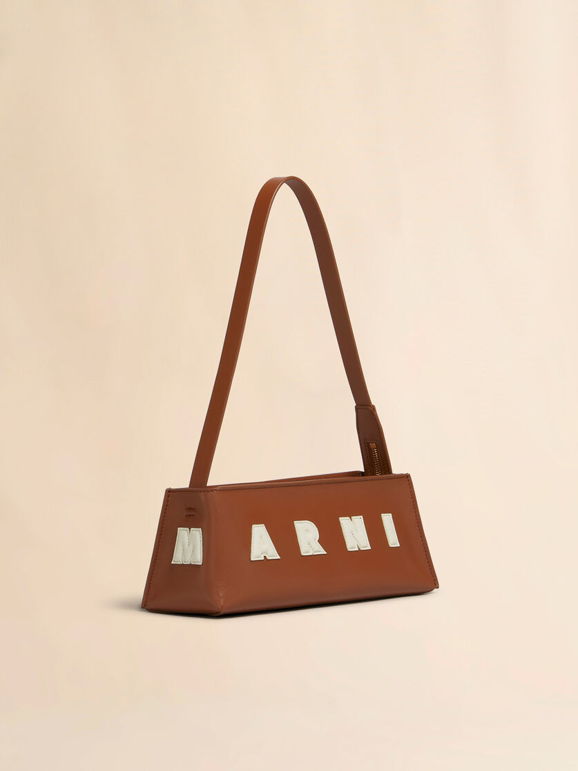 Cream leather Museo baguette bag - Shoulder Bags - Image 1
