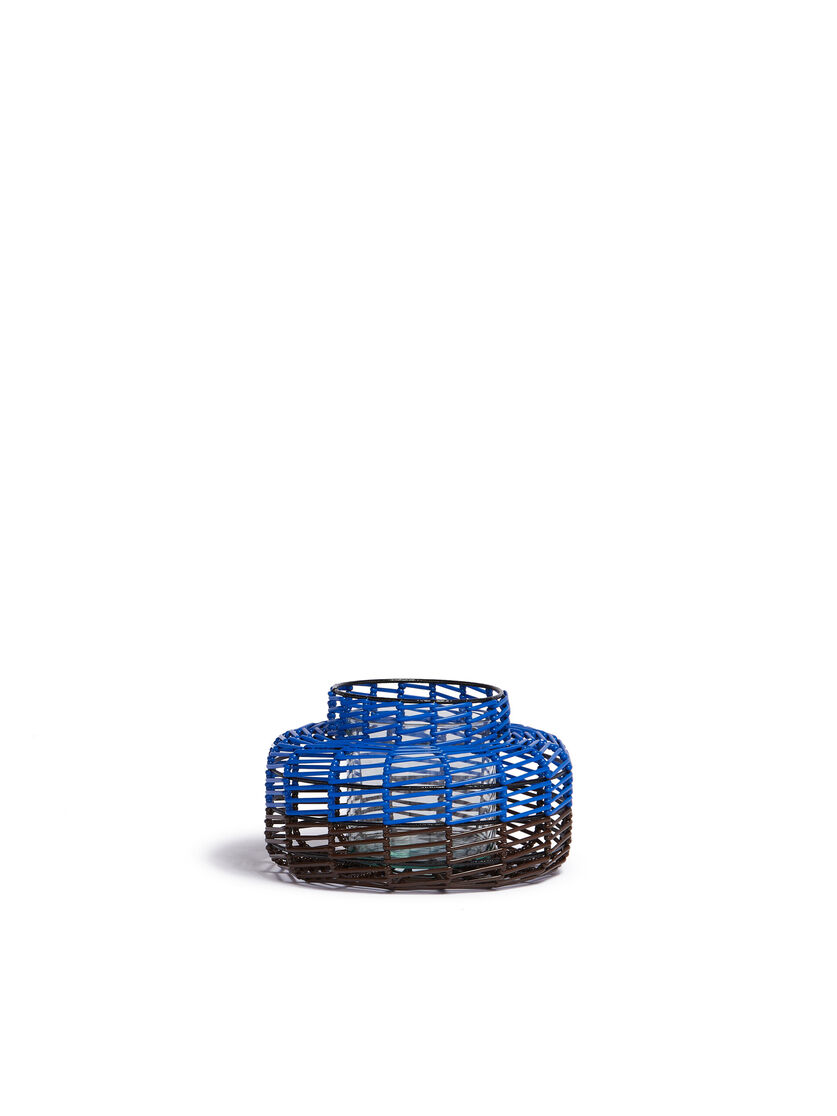 Florero MARNI MARKET de cable tejido azul claro - Muebles - Image 2