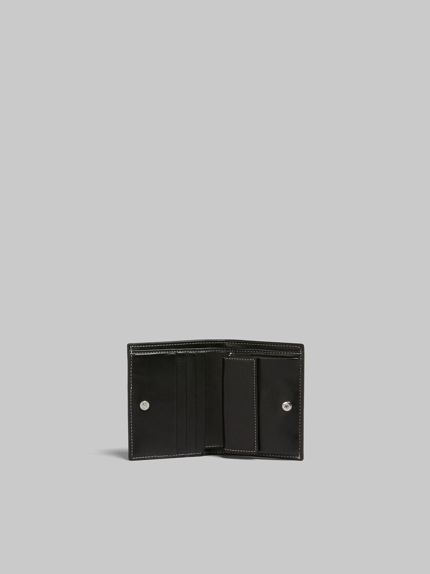 Portacarte bi-fold in pelle nera - Portafogli - Image 2
