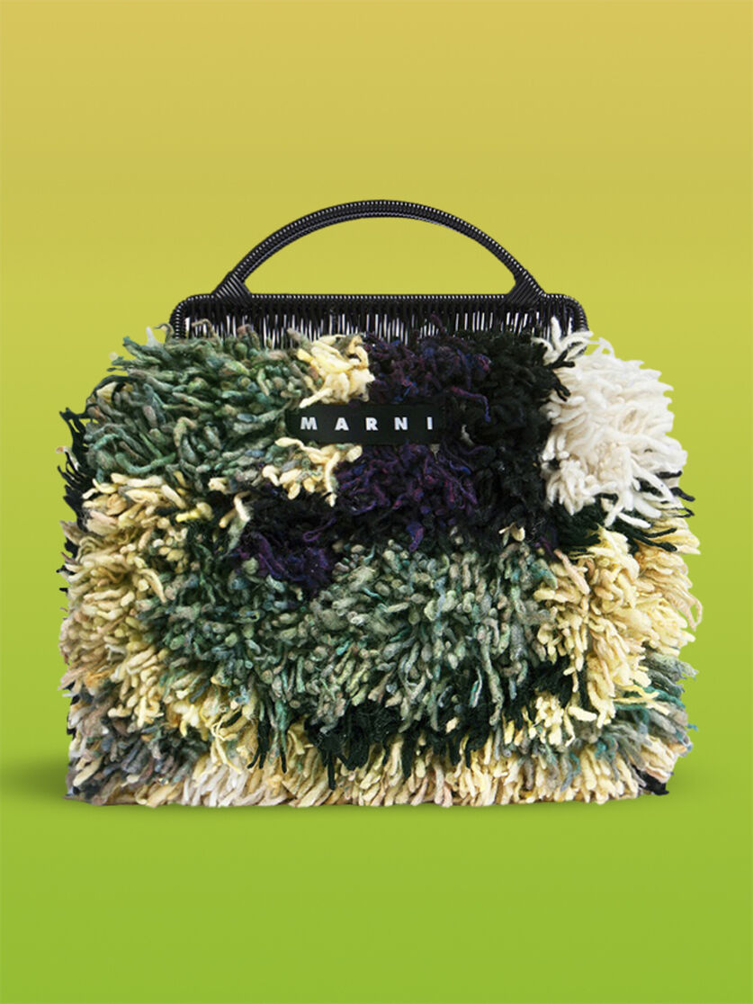 Blue Marni Market Wooly Bag - Bags - Image 1