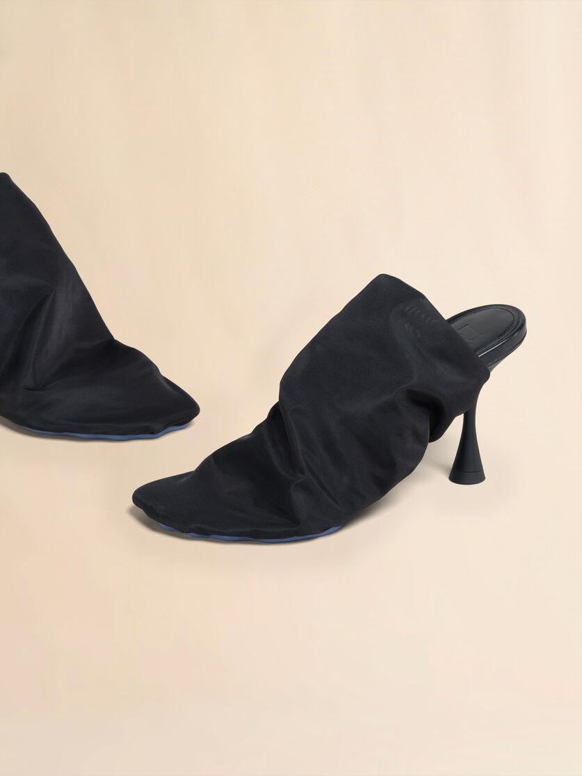 Black stretch-tulle Moonlight sandal - Sandals - Image 5