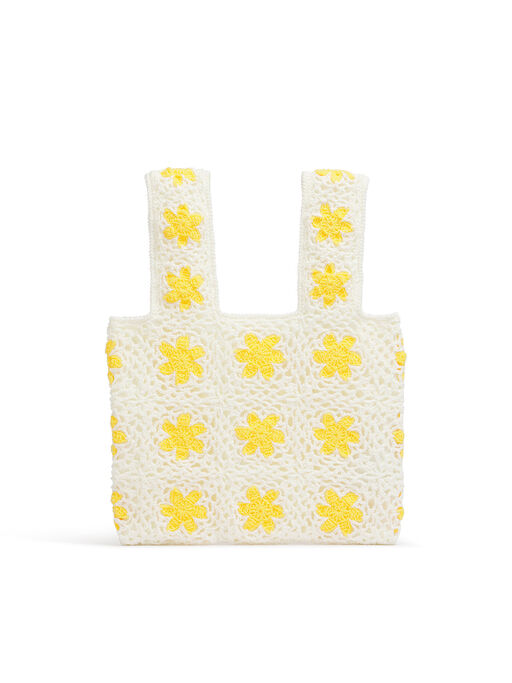 ストーンホワイト MARNI MARKET MINI FISH BAG - ショッピングバッグ