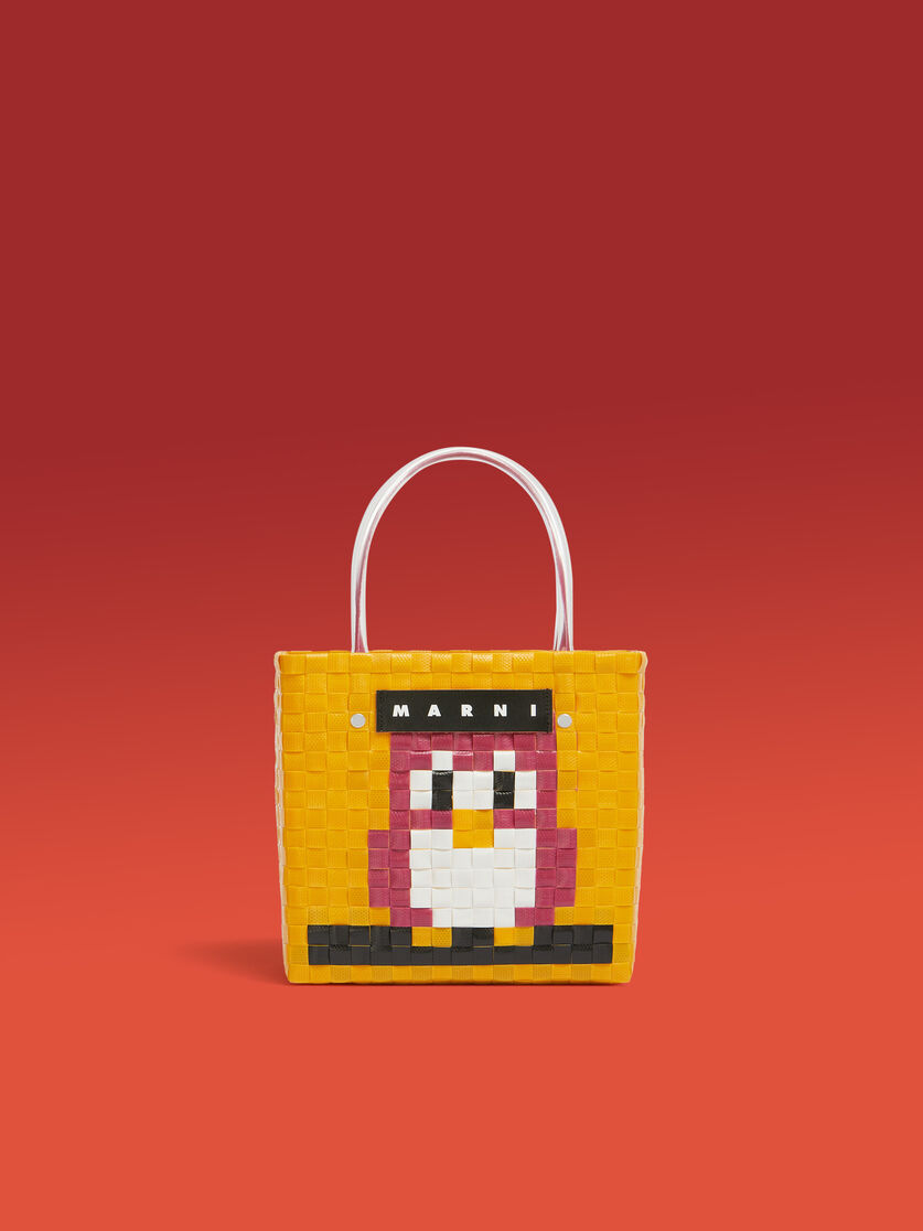 ポワパープル(ダークヴァニーユオウル) MARNI MARKET ANIMAL BASKET バッグ - ショッピングバッグ - Image 1