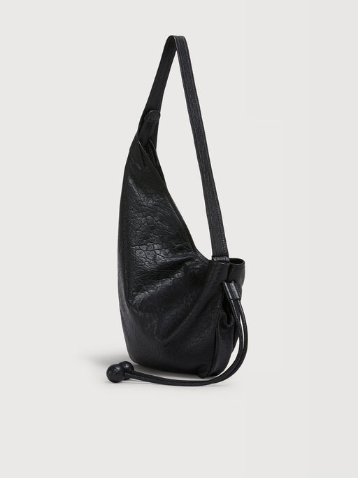 Small black nappa Hobo bag - Shoulder Bag
