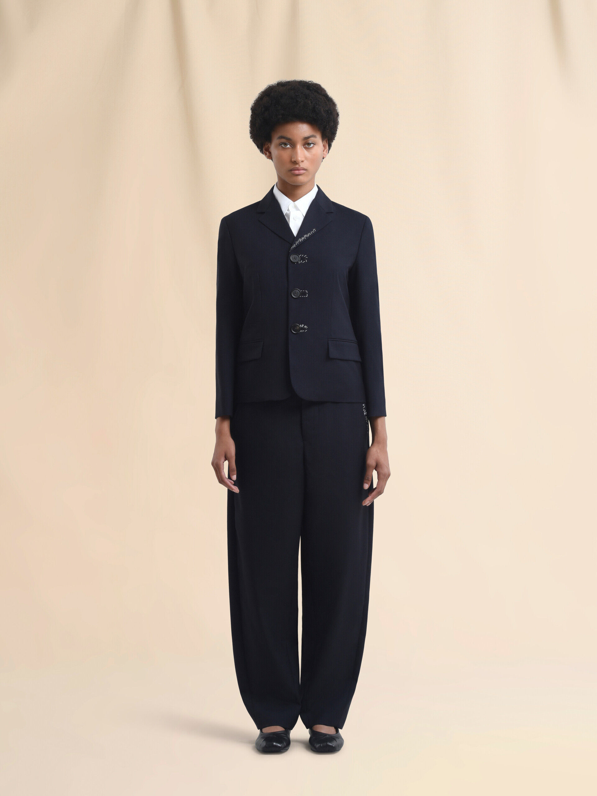 アウターその他 MARNI Woman Blazer Black GIMA0202QSTW839 00N99 Marni Wool blazer | Women's Clothing | Vitkac