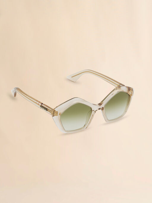 Ivory translucent Eluvi sunglasses - Optical