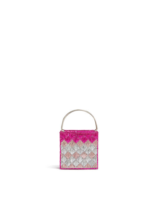 メタリック フューシャ ロンバス MARNI MARKET ミニバッグ - ショッピングバッグ
