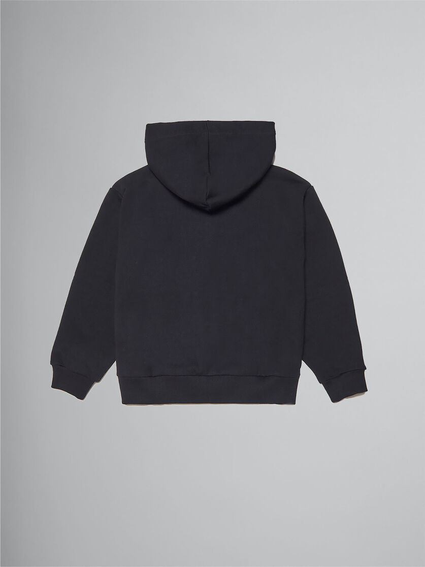 Black cotton hoodie - Sweaters - Image 2