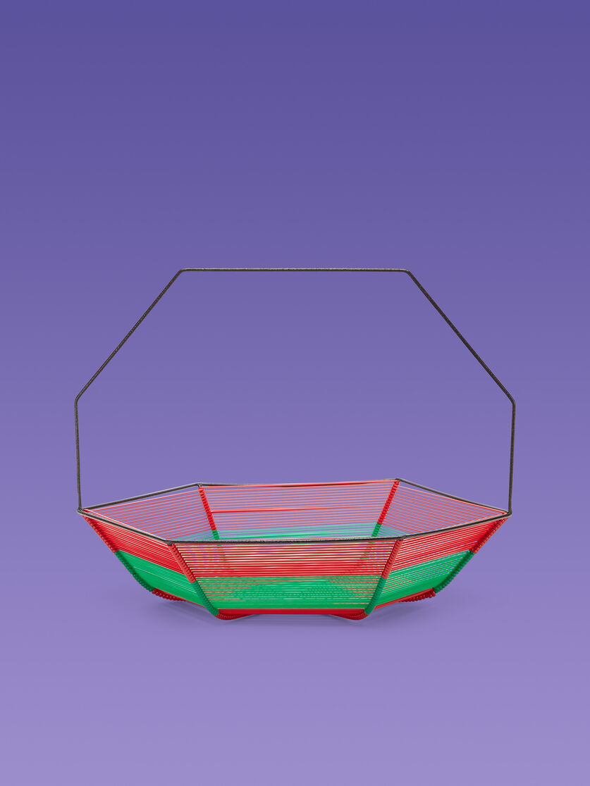 MARNI MARKET 그린 및 레드 육각형 과일 홀더 - 액세서리 - Image 1