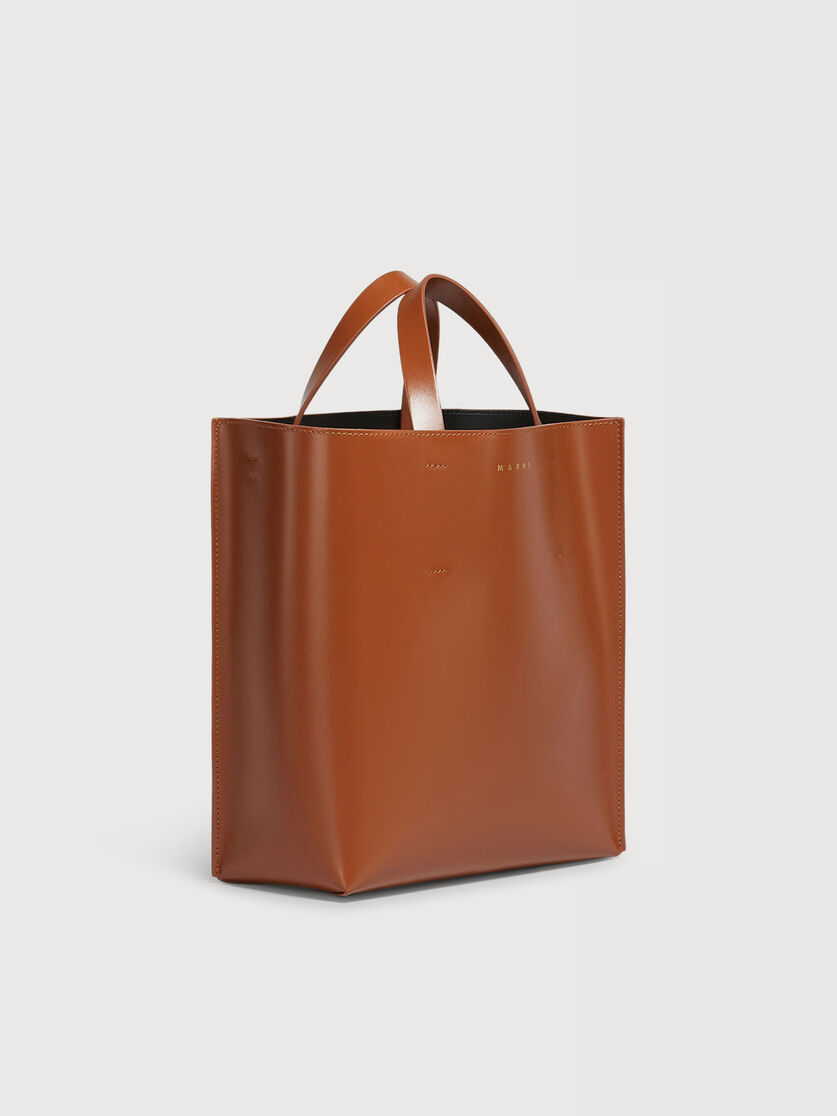 Museo small Bag in brown leather, Image 5