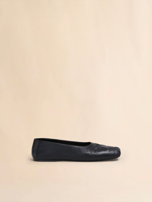 Schwarze Little Bow Ballerinas aus Nappaleder - Ballerinas