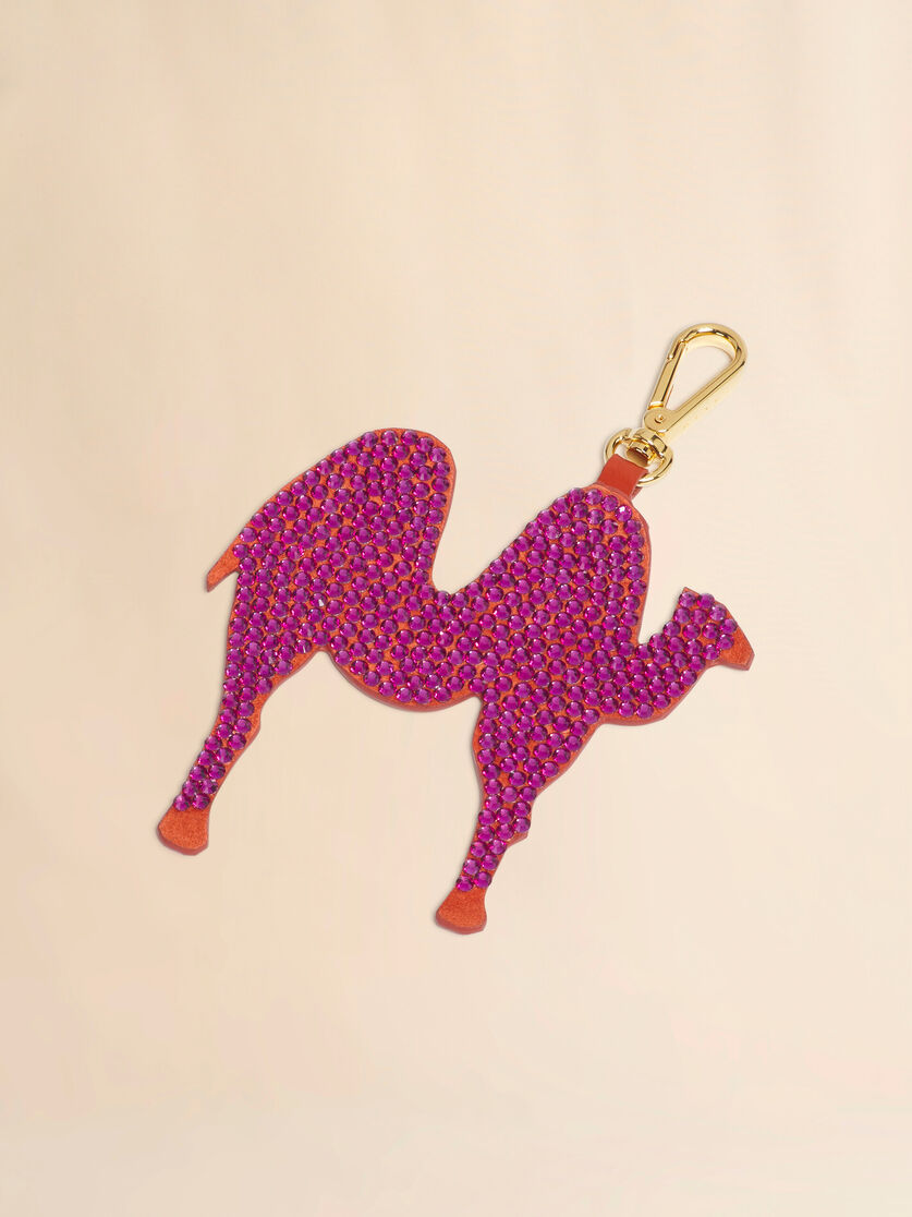 Ciondolo "animal alphabet" in pelle rosa, Image 3