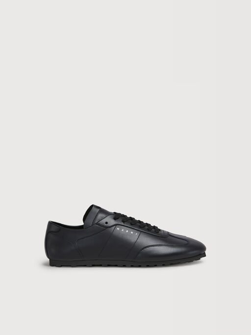 Schwarze Softy Soccer-Sneakers aus Nappaleder - Sneakers